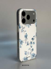 GIIPPA 1件碎花圖案設計手機殼，適用於Phone 17 Pro Max，兼容Phone 16 Pro Max、15 Pro Max、14 Pro Max，韓系高端時尚趣味手機殼，兼容11/12/13/14/15/16 Pro Max Plus，優雅設計男女皆宜，聖誕節、情人節、復活節、婚禮季與生日送女友的完美禮物！ - 彩色 - 查看 3