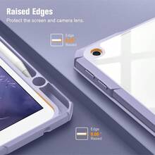 Funda para tableta smart autoapagado slim magnética híbrida - Morado - Ver 5