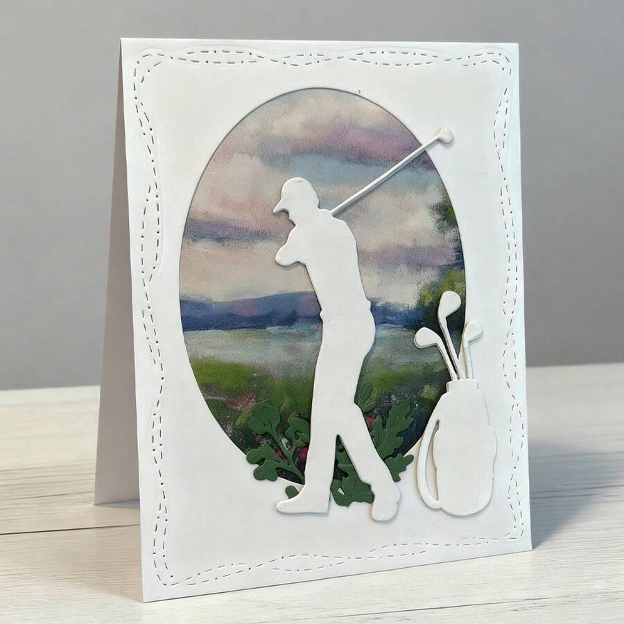 1pc Creative Golf Dies, DIY Scrapbooking Album And Embossing Stencil ...
