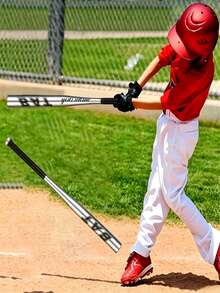Aluminum Alloy Baseball Bat, Lightweight Non-slip Metal Softball Bat, Outdoor Training & Self-defense Gear for Youth, Adults, Beginner Players - لون عشوائي - مشاهدة 4