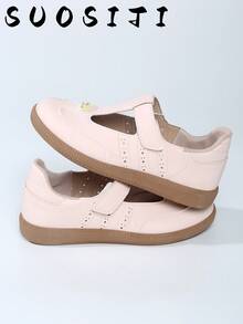 2026 Women's New Flat Lightweight Comfortable Anti-Slip Dance Shoes - Pink - View 3