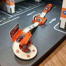 Kinder Rennauto Spielzeug Set, Jungen Parkplatz Spielzeug, geeignet als Geburtstagsgeschenk (zufällige Farbe) - Blau - Übersicht 4