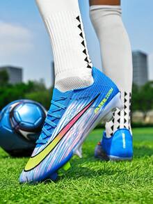 Men's Football/Soccer Shoes, Unisex Adult Football/Soccer Shoes, Low-Top Outdoor Team Competition Sports Shoes, Suitable For Artificial Turf, Sand, Natural Grass, Indoor Courts, Men's Football/Soccer Training Shoes, Unisex, Suitable For All Seasons - Moonlight - View 10