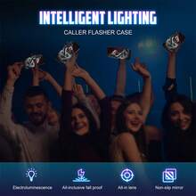 [Mexico - shipped within 24 hours]Apple 17 16 15 promax  22 23 24 25 26 Ultra GalaxyEstuche Protector Brillante y Colorido con Diseño de Serpiente Plateada, Anticaídas, Moderno y Llamativo para S25 Ultra/S24 Ultra/S23 Ultra/S22 Ultra/S21/S20/Note 20/A71/A56/A55/A54/A53/A52/A51/A36/A35/A34/A33/A32/A25/A23/A22/A16/A15/A14/A12/A06 - Control por Voz Inteligente, Luz Musical, Regalo Creativo - Color mezclado 1 - Ver 10