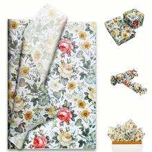 10/20/25/50 Blatt Vintage Garten Muster Seidenpapier, geeignet für DIY Basteln, Partygeschenke, Blumenstrauß Verpackung, Kleidung Verpackung und Geburtstagsgeschenk Dekoration - Stil 1 - Übersicht 1