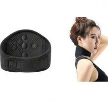 Self-Heating Neck Support, 5 Skin-Friendly Magnets, Lightweight Hook And Loop, Comfortable Heated Neck Wrap - View 2