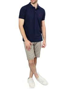 POLO MODE & GENS Playera Polo Hombre Lisa de Algodón Peinado |   Custom Fit con Logo Bordado |   Casual, Atemporal y Versátil |   Variedad de Colores - Negro - Ver 3