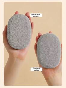 1pc ABS Dry Body Brush, Non-Slip Soft Bristle Exfoliating Bath Brush, Wet/Dry Use Exfoliator, Cleaning Brush, Replaceable Sandcloth, Dual Coarse/Fine Brushes, Deep Exfoliation, Body Cleansing, Ergonomic Design, Comfortable Grip, Bumpy Massage Design, Skin Massage, Deep Body Cleansing Lotion - Multicolor - View 3