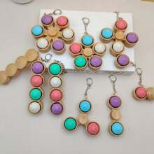 Set Of 5/4/3/2 Cute Steamed Bun Keychains – Unisex, Suitable For Party Favors, Classroom Rewards, And As Decorations; Great For Birthdays, Mother's Day, Treasure Chest Prizes, Back-To-School Gifts, And Party Surprises (Colors Shipped At Random). - View 4