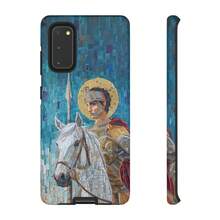 Gran Mártir San Jorge, Matador de Dragones, Funda para   Galaxy, Ícono de Mosaico Bizantino, Cristiano Ortodoxo,  HONOR  OPPO - Multicolor - Ver 10
