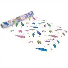 1pc 28*275cm Christmas Colorful Candy Pattern Decorative Table Runner, Suitable For Events, Parties, Weddings, Birthday Parties, Christmas, New Year, Thanksgiving, Halloween, Home Decor, Dining Table Scene Decoration - 28*275cm - View 4