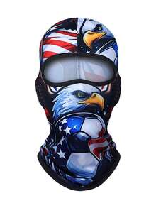 Fabulous Be Xtreme Soccer National Flag Digital Print Balaclava, Elastic Breathable Full Face Mask, Fan Spectator Cycling Windproof Sun Protection Neck Warmer Headwear - Multicolor - View 8
