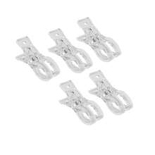 5/10/20 piezas Pinzas de plástico transparente de uso pesado | Pinzas multiusos para arcos de globos, para fijación de fondos, pinzas de artesanía resistentes adecuadas para decoración de fiestas de cumpleaños, proyectos de carpintería y estudio de fotografía, kit de herramientas esencial para aficionados - A - Ver 9