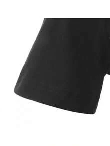 Herren Große Größen Schwarzes Gothic-Boho T-Shirt - El Diablo Me Susurro Der Teufel flüsterte Skelett Bier & Spanischer Text Grafik, 100% Baumwolle Vintage Edge - Schwarz - Übersicht 2