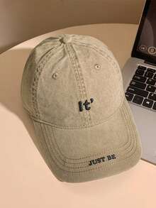 1 buah Topi Baseball Vintage Amerika Wanita, Bahan Lembut Bordir Tangan, Cocok untuk Bepergian, Berbelanja, dan Pemakaian Sehari-hari - beraneka warna - View 7
