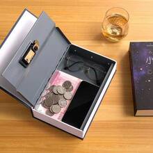1pc,Teen Key Lock/Password Book , Savings Box, Secret Hidden Lock Box, Money Hiding Box, Decoration And Hidden Storage Box, Creative Book Shape, Multi-Functional Storage And Collection, Suitable For Teen Boys And Girls Birthday Gifts - Multicolor - View 8