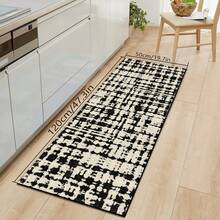 1pc Modern Geometric Pattern Kitchen Floor Mat Room Decor Carpet, All-Season Comfortable Foot Mat, Absorbent Anti-Slip Quick-Drying, Stain-Resistant Easy To Clean, Suitable For Kitchen, Dining Room, Entrance, Laundry Room, Hallway, Bathroom, Study And Other Locations. - Multicolor - View 16