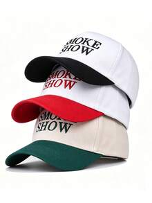 1 buah Topi Baseball Unisex, Topi Baseball Kasual dengan Cetakan Huruf untuk Musim Semi dan Gugur, Cocok untuk Penggunaan Sehari-hari, Perjalanan, Mendaki, Panjat Tebing, dan Ski - Gaya 8 - View 15