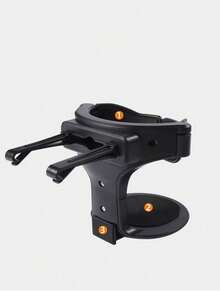 1/2pcs Car Cup Holder, Can Hold Tea And Drinks, Can Be Installed On Car Air Vent, With Ashtray Function, Universal Design, Suitable For Home And Daily Use - Multicolor - View 4