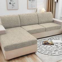 1pc Printed S/M/L Elastic Sofa Cushion Cover, Sofa Seat Cushion Protector, Suitable For Modern Daily Use And Bathroom - Multicolor - View 5
