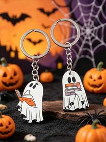 4/8pcs Halloween Pendant Keychains - Cute Cartoon Pendant Keychains, Perfect Party Gifts And Decorations - Multicolor - View 5