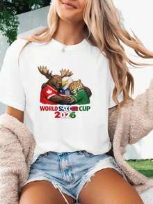 Women T-Shirts - White - View 1