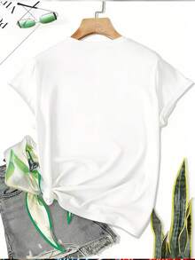 Camiseta de Verano para Hombre con Estampado de Doble Cara - Diseño Geométrico Único, Regalo Perfecto para el Día del Padre y Eventos de Building de la Empresa - Blanco - Ver 5