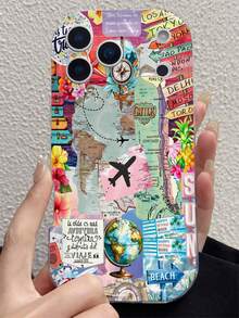 Painted Phone Case, Personalisiert Handyhülle, Creamy Smooth Texture, Wave Buffer Shock Absorption, Shockproof, Lightweight Anti Collision, For IPhone 11/11 Pro/11 Pro Max/12/12 Pro/12 Pro Max/13/13 Pro/13 Pro Max/14/14 Plus/14 Pro/14 Pro Max/15/15 Plus/15 Pro/15 Pro Max/16/16 Plus/16 Pro/16 Pro Max/X/XS/XS Max/17/17 Pro/17 Pro Max/Air - Multicolor - View 5