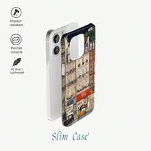 Funda de teléfono estilo París, compatible con  17/16/15/14/13/12/11 Pro Max, compatible con  Galaxy S25/S24/S23/S22/S21.  HONOR  OPPO - Multicolor - Ver 7