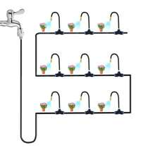 DIY Drip Irrigation Kit, Automatic Drip Irrigation System, 360° Flexible Garden Irrigation System, Garden Watering System, Adjustable Flexible Nozzle Copper Spray System, Suitable For Garden - A - View 9