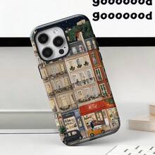 Funda de teléfono estilo París, compatible con  17/16/15/14/13/12/11 Pro Max, compatible con  Galaxy S25/S24/S23/S22/S21.  HONOR  OPPO - Multicolor - Ver 5