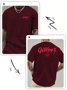 Camiseta de hombre Gilley's Pasadena Texas, estampada por ambos lados, estilo country americano, personalizada y de corte holgado. - Blanco - Ver 10