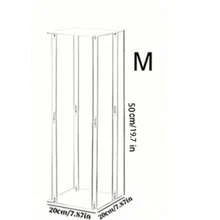 Acrylic Tall Flower Stand, Detachable Flower Rack, Suitable For T-Stage Events Reception Floral Display, Party Decor Home, Wedding Ceremony Balloon Display, Wedding Floral Display Stand - Clear - View 7