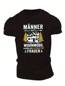 Cool Short-Sleeved Men'S T-Shirt For Summer - 白色 - 查看 9