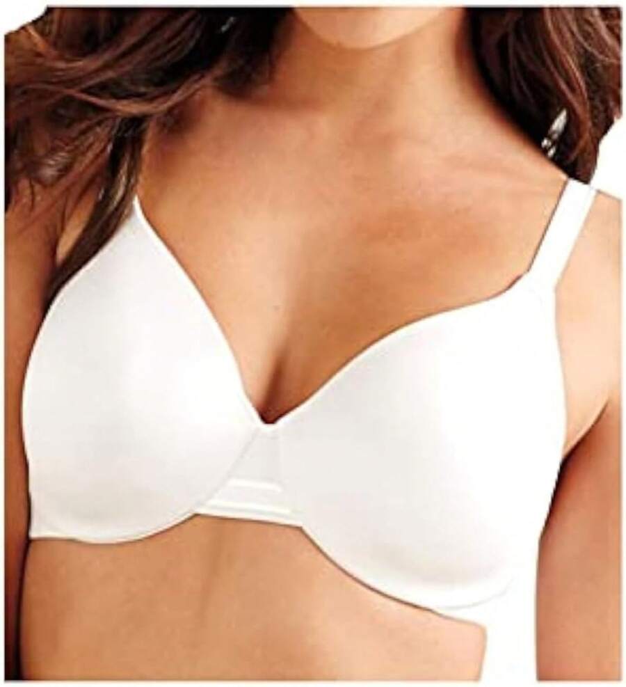 Bali - Brasier Liso con Aros en U para Mujer, Brasier de Cobertura Completa (Colores Jubilados) - Rosa - Ver 1
