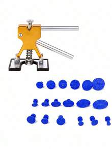 Pops A Dent Dent Repair Kit, Car Dent Puller PDR Tool, Adjustable Gold Dent Lifter, Glue Pulling Tabs, Dent Removal Tool For Car, Truck, SUV, Motorcycle, Refrigerator Body Dent Repair, Hail Damage Door Dent DIY Repair - A - View 8
