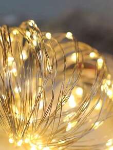 1pc, Optional 10/20/30/50/100/200 LED Beads, Length 1/2/3/5/10/20m, Plastic Material, Retractable, Fun Home Decor Light - 彩色 - 查看 12