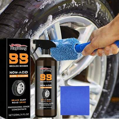 rayhong Car Wheel Cleaner,Wheel Rust Remover,Motorcycle Hub Restoration Product,Eliminates Oxidation And Dirt