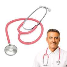 1pc Stethoscope Plastic Toy For Girls And Boys, Adjustable Flexible Durable Doctor Role Play, Birthday Halloween Christmas Gift, Home Game Prop - Multicolor - View 5