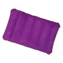 1pc Large Size Inflatable Pillow, PVC Flocked Rectangular Backrest, Foldable And Portable Inflatable Pillow, Travel Backrest, Outdoor Camping Pillow, Travel, Flight Pillow - Multicolor - View 10
