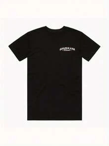 Camiseta gráfica para hombre con diseño de gangster LSP, adecuada para uso diario,% algodón, regalo, camiseta negra, estilo clásico, ajuste cómodo, elección perfecta para entu - Negro - Ver 2