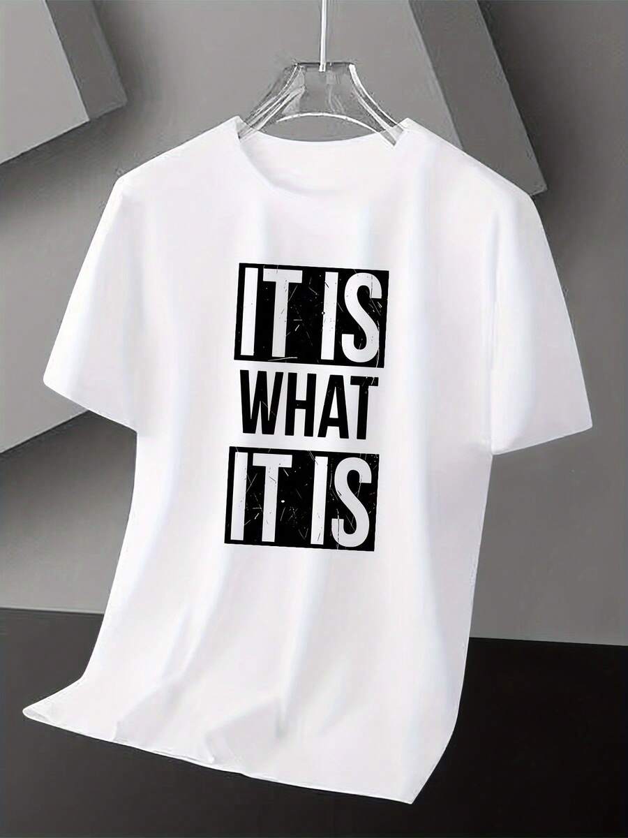 Super Attitude!"That's It"Personalized Printed Short Sleeves T Shirt - 白色 - 查看 1