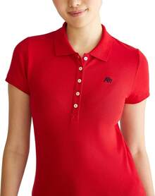 Aero Solid A87 Polo para Mujer - Morado fucsia - Ver 2