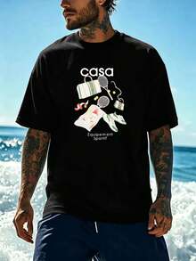 Men T-Shirts - Black - View 2