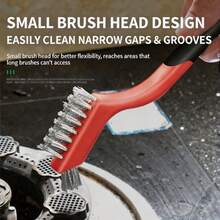 3pcs Cleaning Scraper Blades Glue Remover Small Scraper For Range Hood, Pot Bottom, Stove Top, Stainless Steel Scraper Cleaning Tool For Tile, Floor And Wall Cleaning, Decorative Scraper For Home And Commercial Use, Floor Cleaning Tool, Modern Cleaning Tool, Durable Structure With Non-Slip Handle, Manual Scraper Tool For Kitchen, Bathroom, Tile - A - View 3