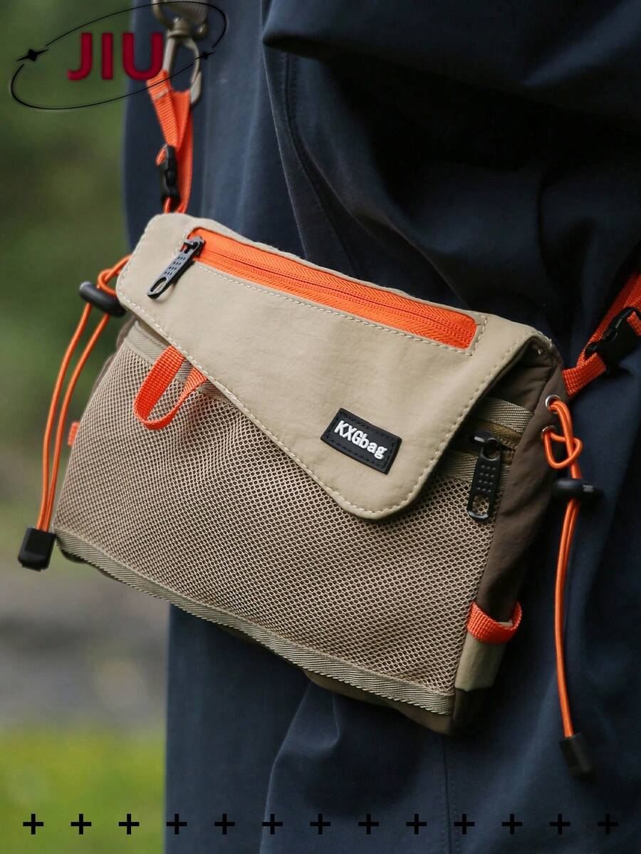 Tas Selempang Wanita Bahan Nilon Motif Blok Warna untuk Olahraga Luar Ruangan; Tas Ponsel Multi-Lapisan untuk Komuter; Tas Bahu Multifungsi yang Praktis, Cocok untuk Remaja Putri, Wanita, Mahasiswi, Profesional Baru dan Pekerja Kerah Putih, Kantor, Universitas, Kerja, Bisnis, Komuter, Belanja, Kencan, Aktivitas Luar Ruangan, Perjalanan, Mendaki, Hadiah untuk Wanita