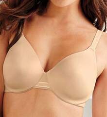 Bali - Brasier Liso con Aros en U para Mujer, Brasier de Cobertura Completa (Colores Jubilados) - Rosa - Ver 2
