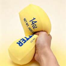 14cm 奶油棒麵包慢回彈仿真食物壓力紓壓玩具 - 彩色 - 查看 1