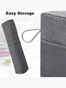 1pc Sewing Machine Dust Cover, Protective Fabric With Convenient Side Pocket And Sturdy Handle, Fits Most Standard Machines And Accessories, Storage Bag, Organization - Multicolor - View 4