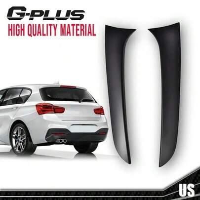 Fit 2012-2019 F20 F21 Rear Trunk Window Side Wings Spoilers Matte Black G-PLUS